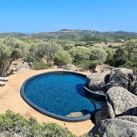 Lettu Di Ita - Spectacular Gallura Stazzu With Sea View And Pool 別荘 *