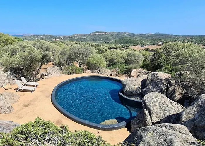 Lettu Di Ita - Spectacular Gallura Stazzu With Sea View And Pool Сasa de vacaciones *