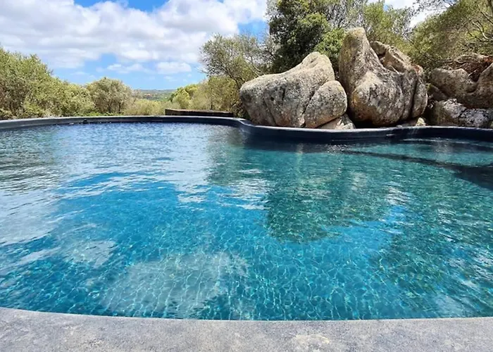 Lettu Di Ita - Spectacular Gallura Stazzu With Sea View And Pool Santa Teresa Gallura